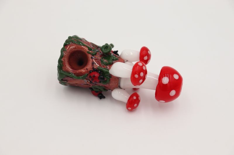 Dry pipe mushrooms