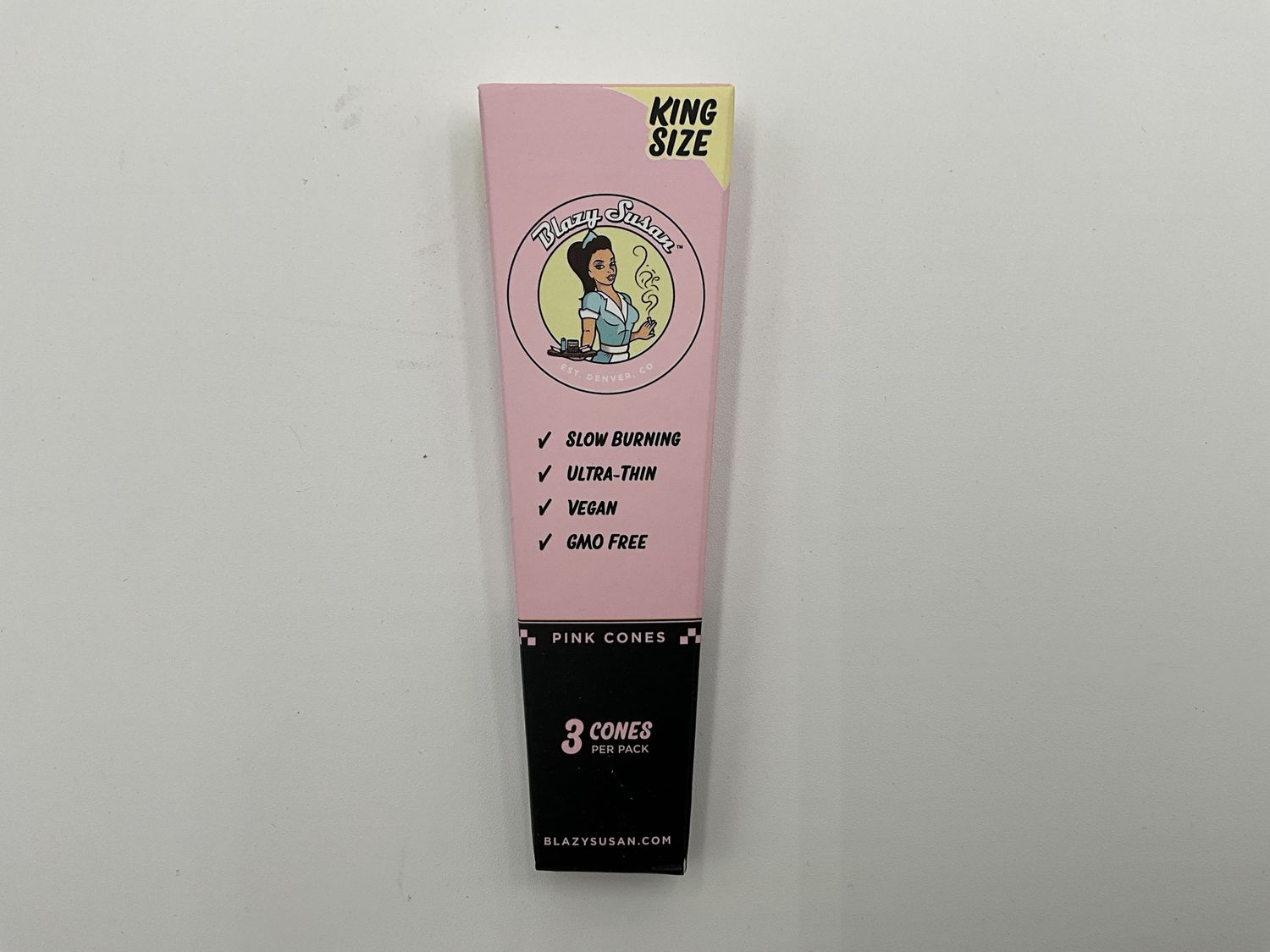King size pink cones 3 pck