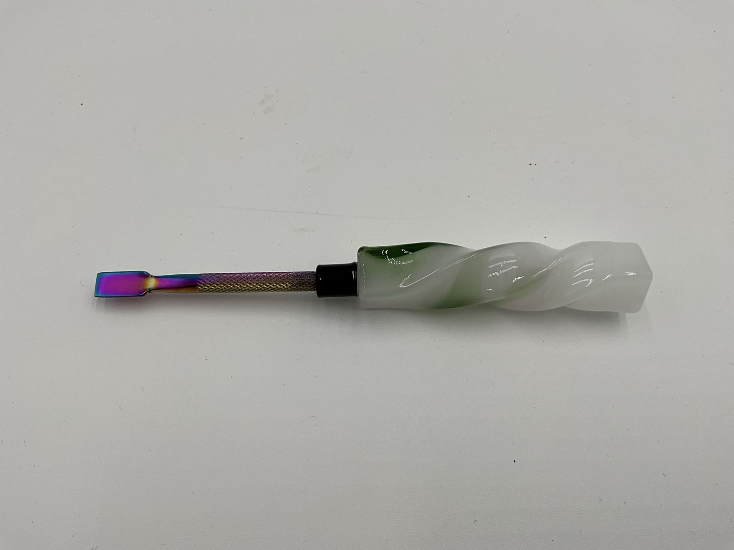5” glass handle dab tool