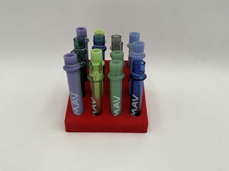 Glass chillum with screen