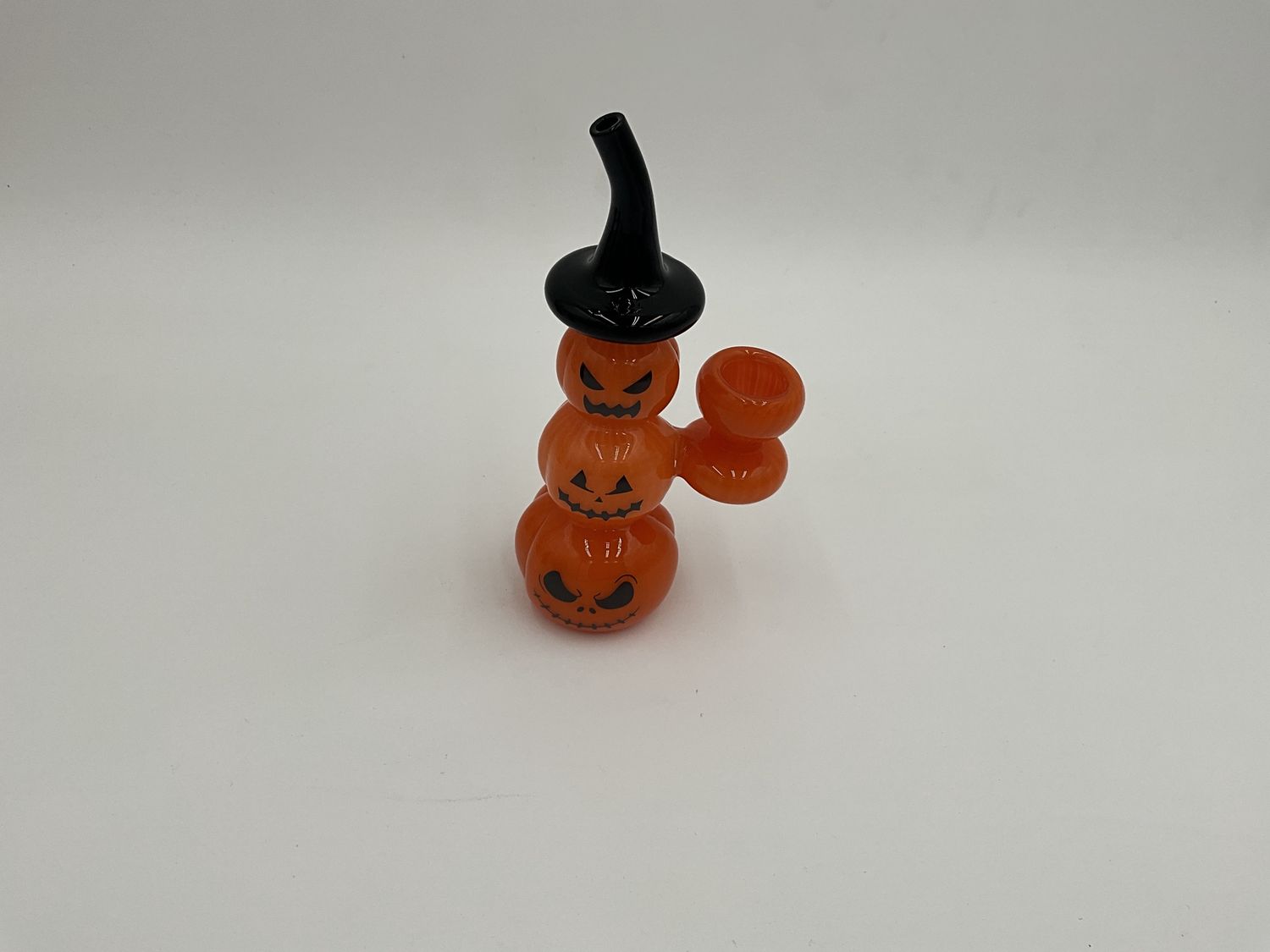 Toxic glass pumpkin bubbler