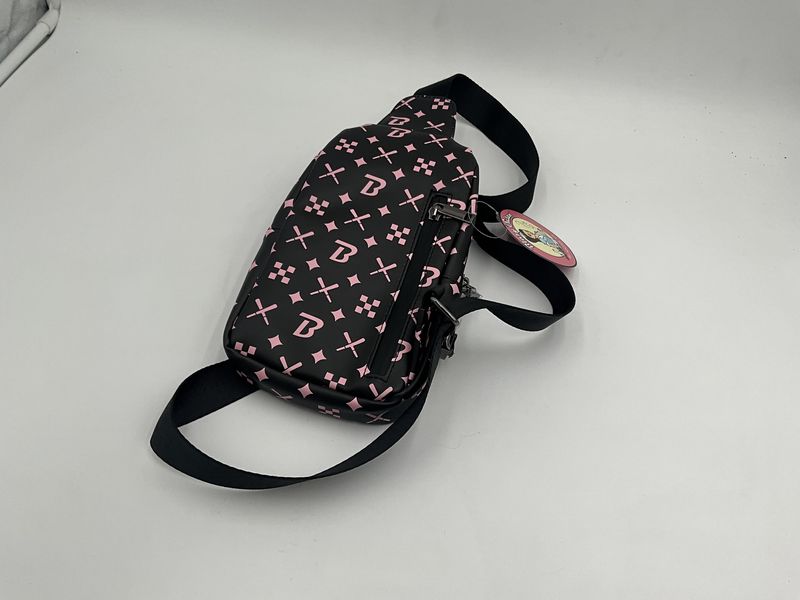 Black n pink Blazy cross body bag