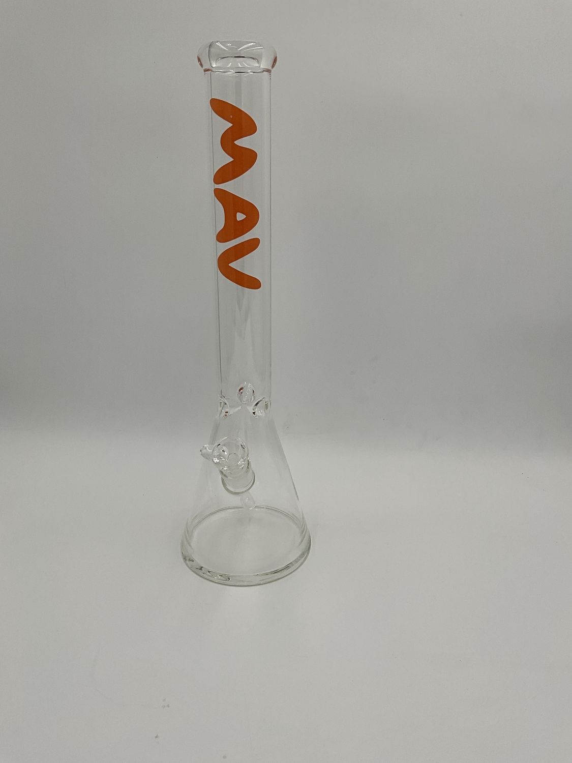 Orange Mav beaker