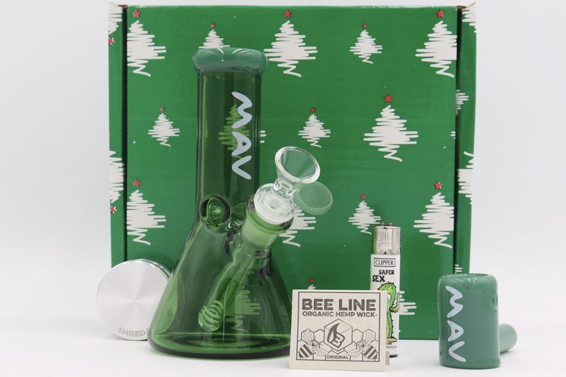 Holiday mystery box tree ready