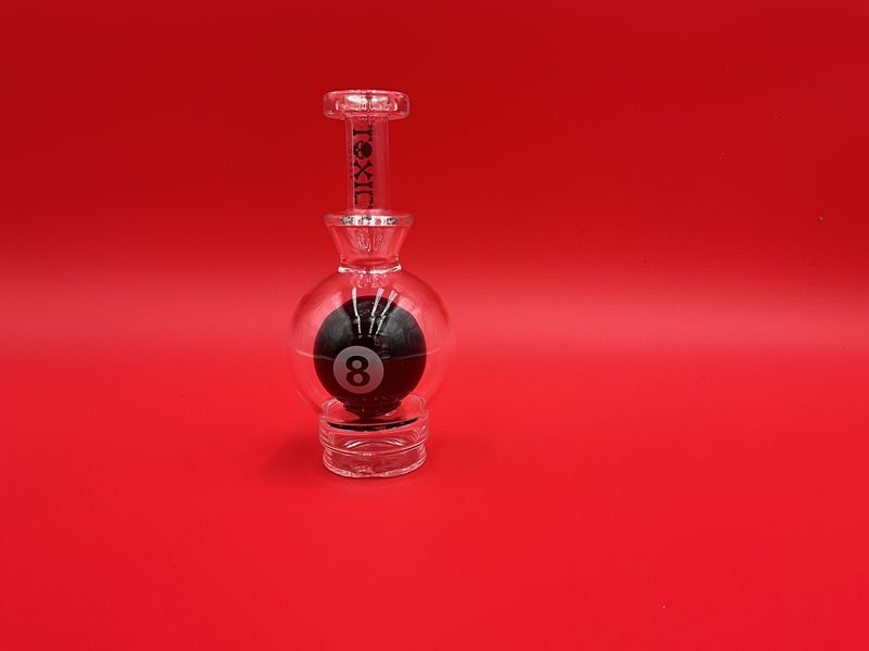 Toxic glass 8 ball Puffco attachment
