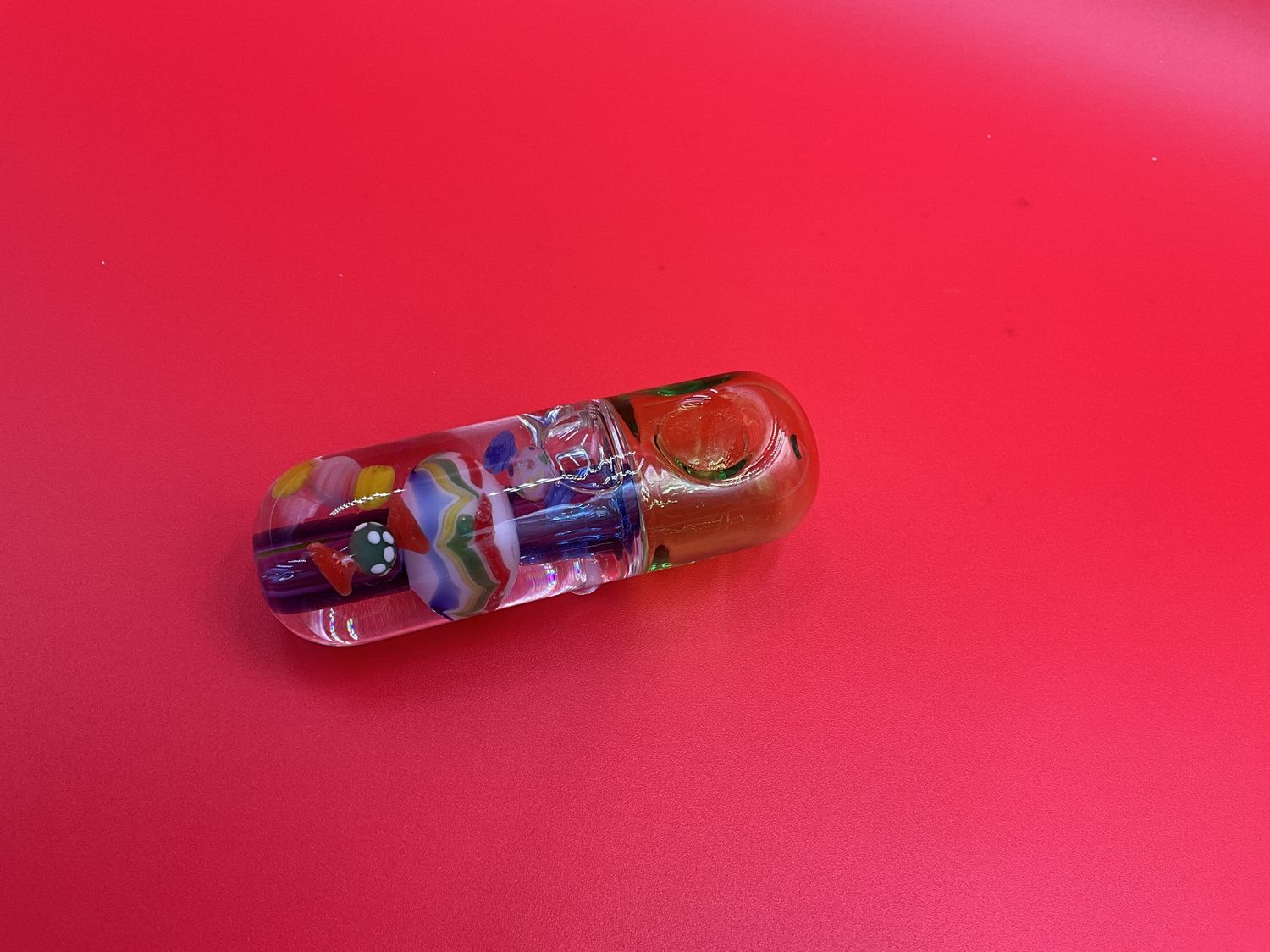 Glycerine capsule hand pipe