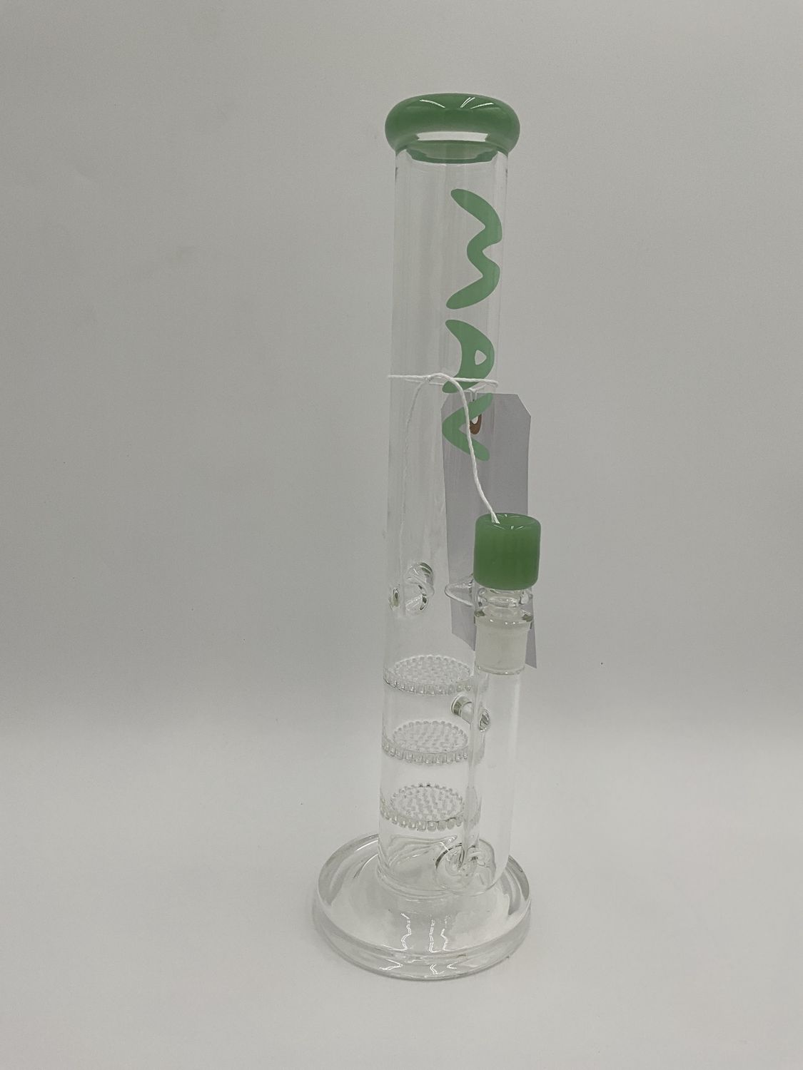 13” triple honeycomb straight tube seafoam