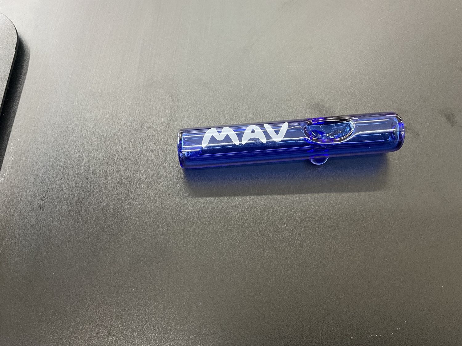 Blue steamroller