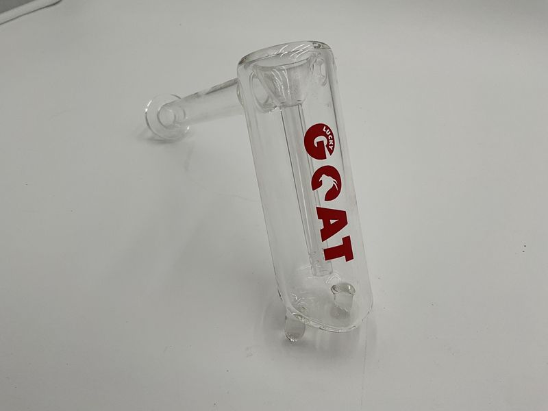 Lucky Goat Hammer Bubbler-Clear