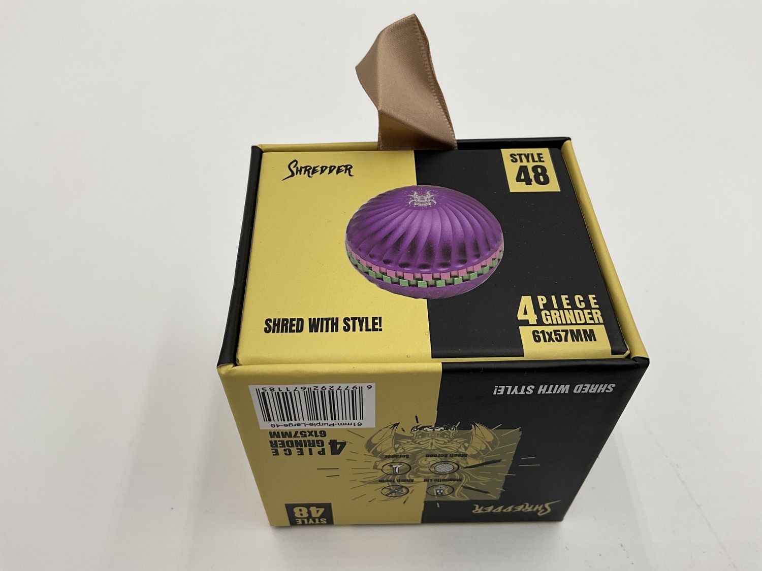 Purple sphere grinder
