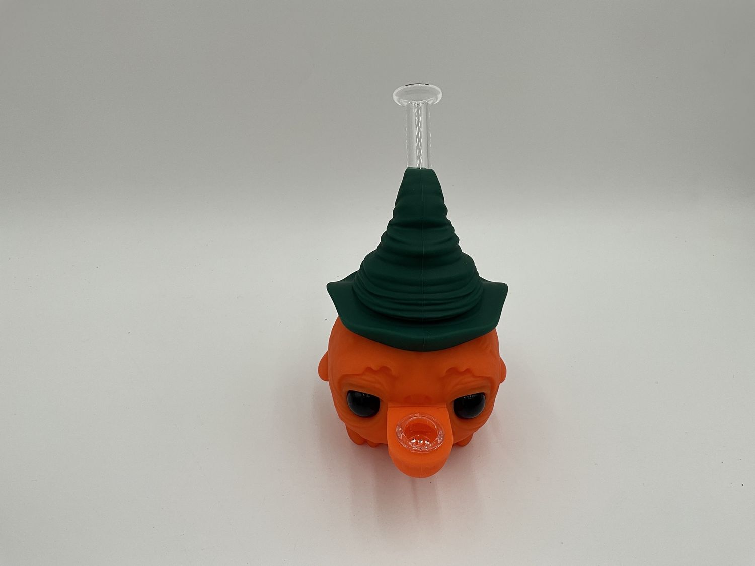 Silicone pumpkin hand pipe