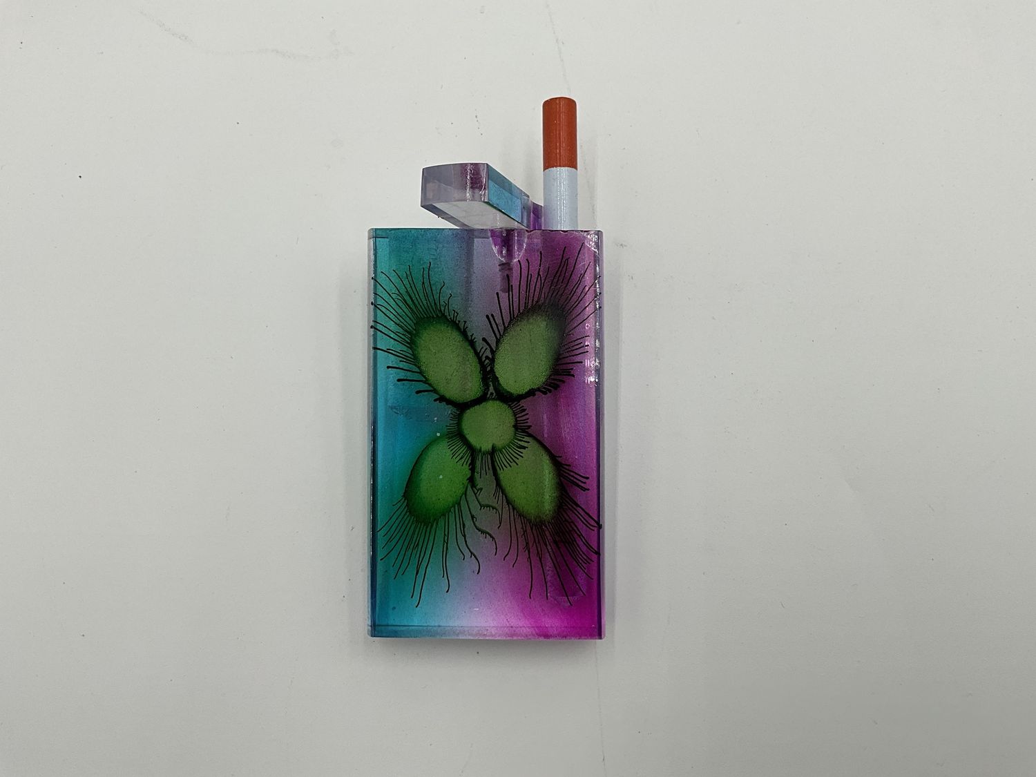 Acrylic Rainbow Flower dugout