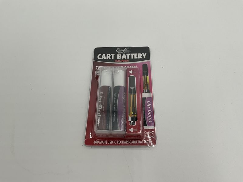 Lip balm battery