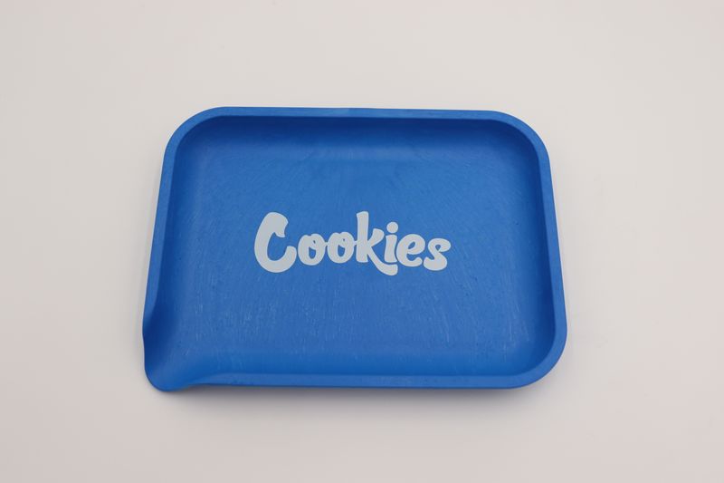 Cookies rolling tray blue