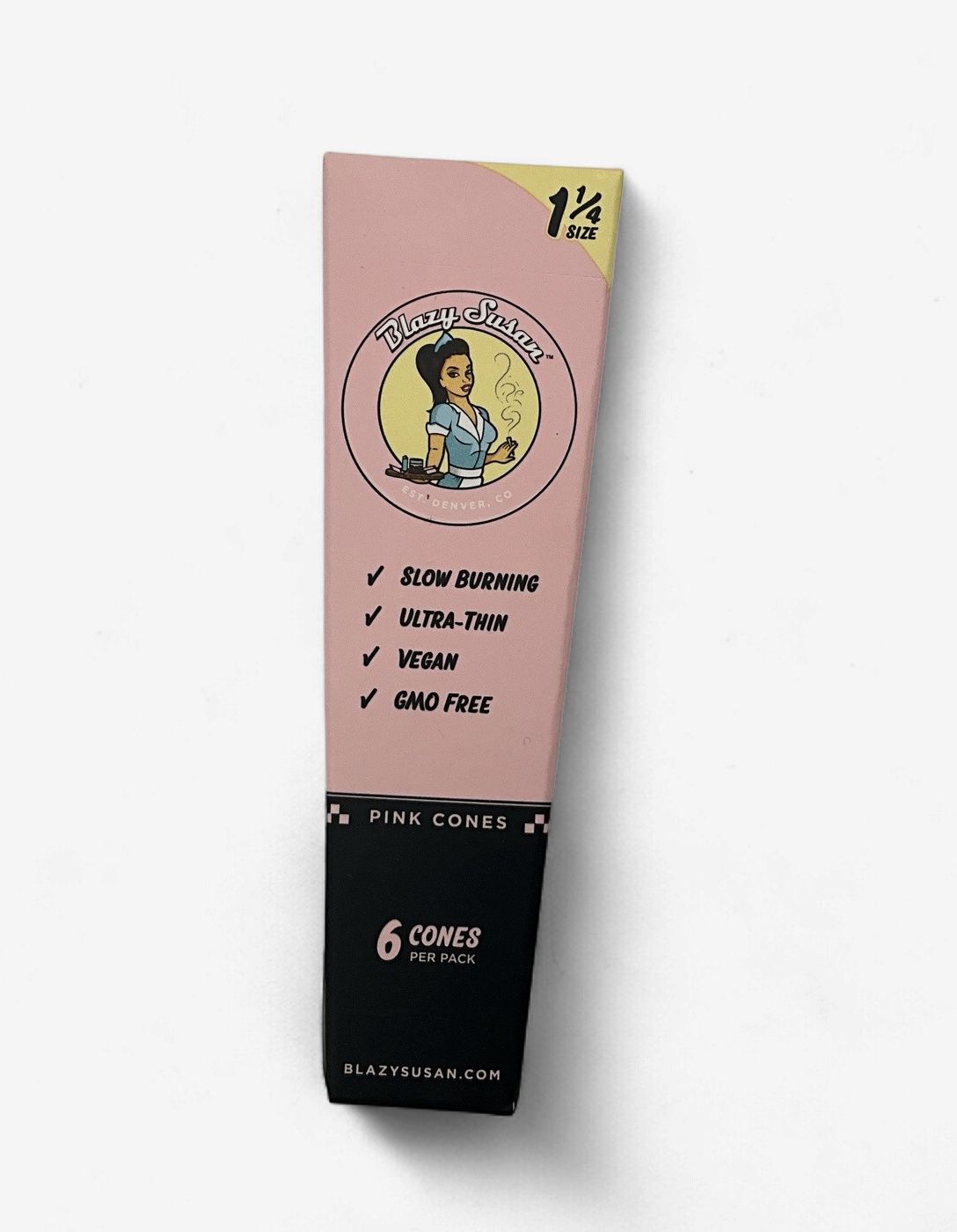6 Pack Cones 1 1/4 Pink