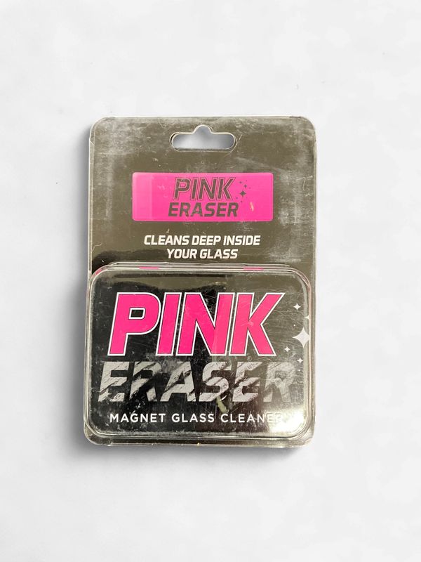 Pink Eraser Magnet Glass Cleaner