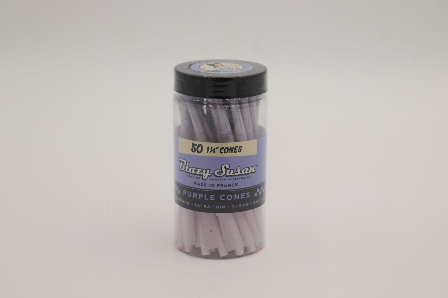 50 Count Purple 1 and 1/4 Cones