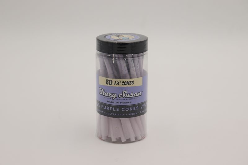 50 Count Purple 1 and 1/4 Cones