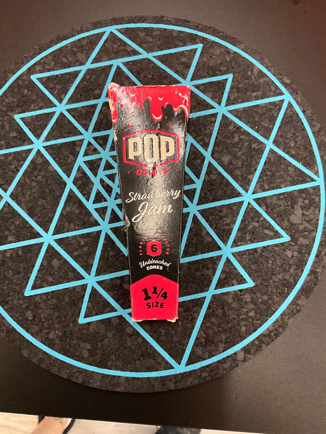 1 1/4 strawberry jam pop cones