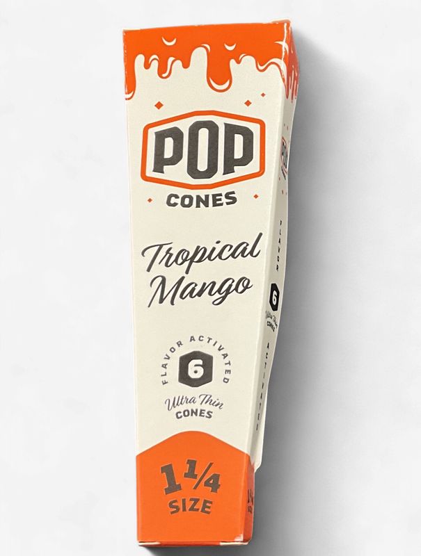 1 1/4 POP Tropical Mango Cones