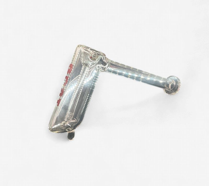 Lucky Goat Large Hammer Bubbler Clear