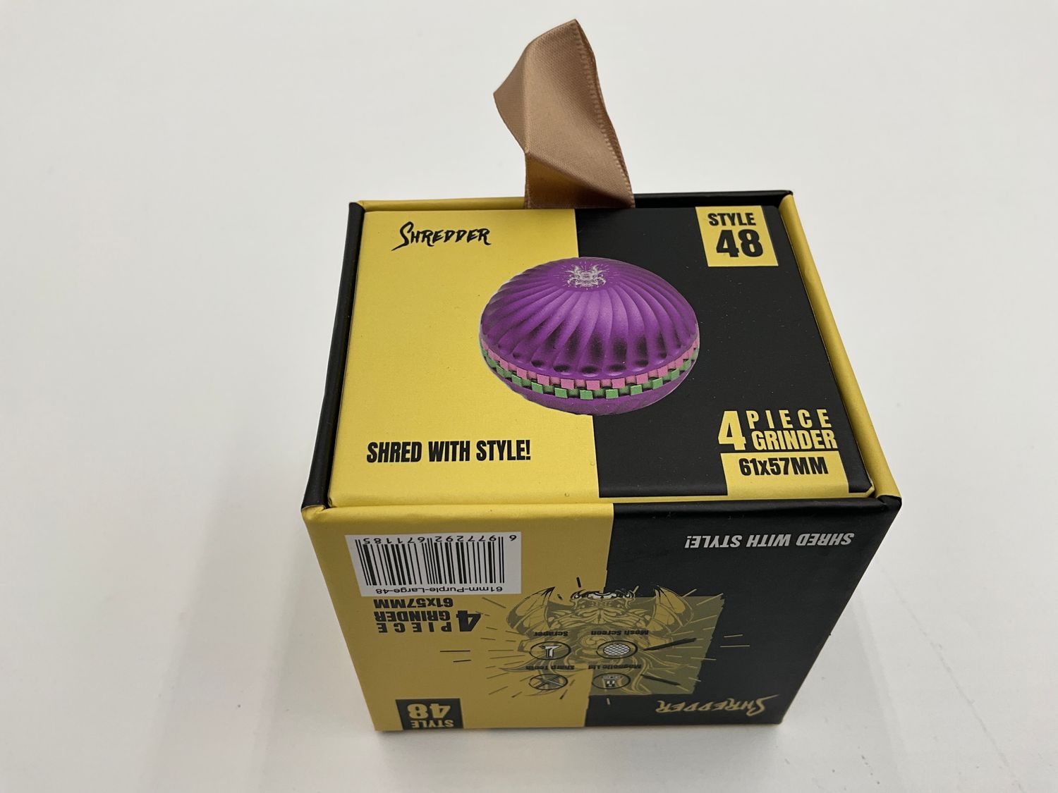 Purple sphere grinder