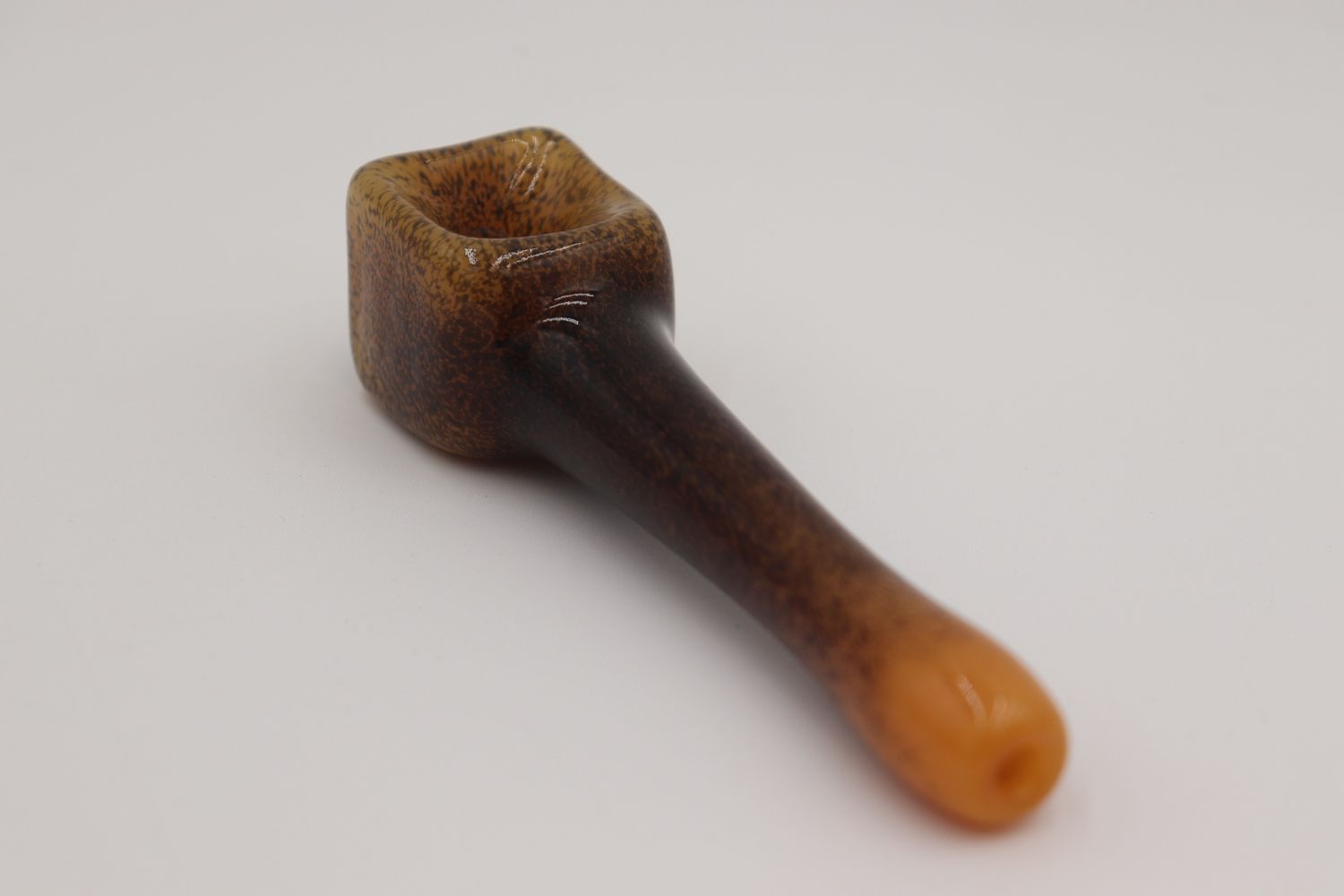 Charlie square frit spoon brown