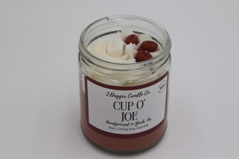 Cup o’Joe dessert candle