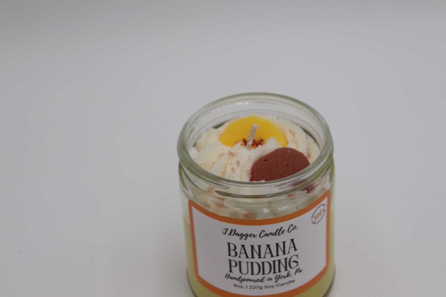 Banana pudding candle