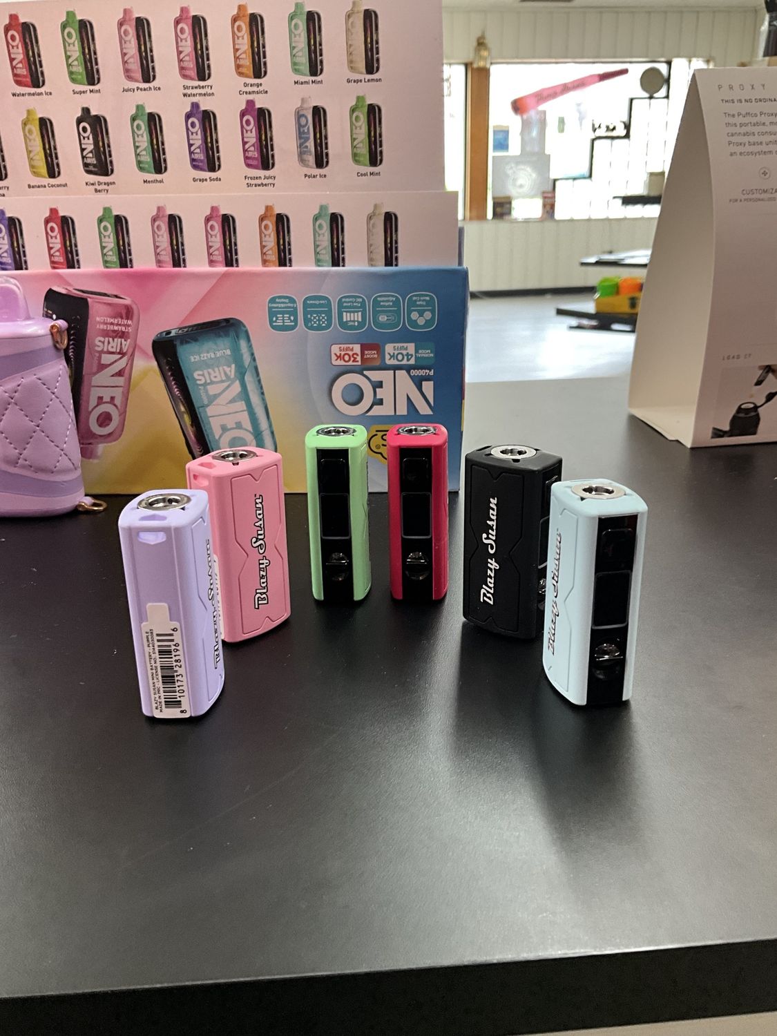 Black mini battery