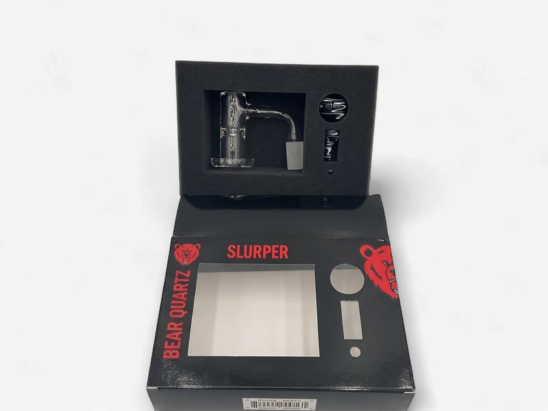 Bear Quartz 14mm Slurper Set 90°
