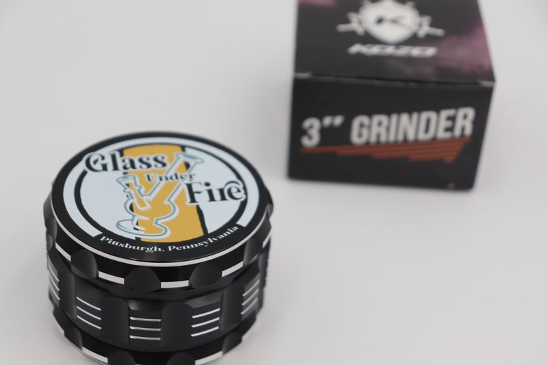 Logo Grinder Black 3”