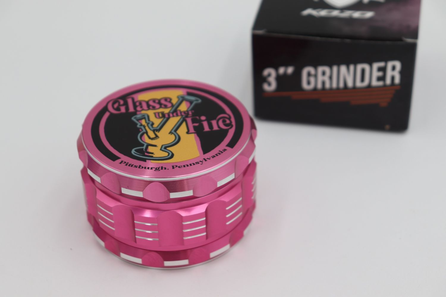 3” GUF grinder pink