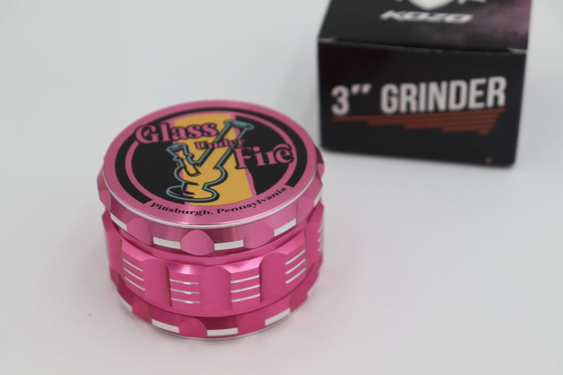 Logo Grinder Pink Large