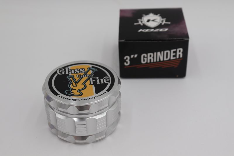 Logo Grinder Silver 3”
