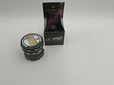 2.5” GUF grinder with window black