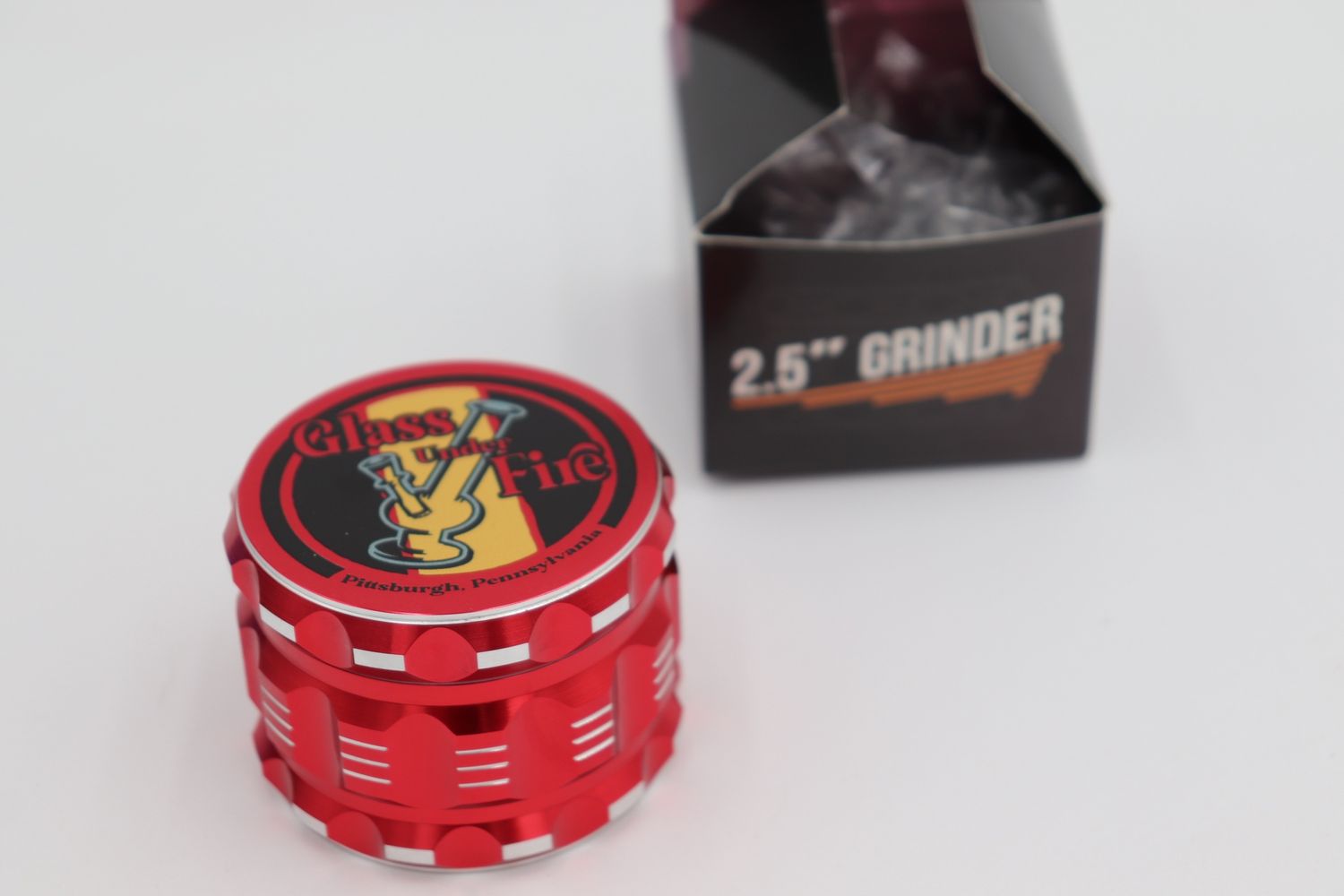 2.5” GUF grinder Red