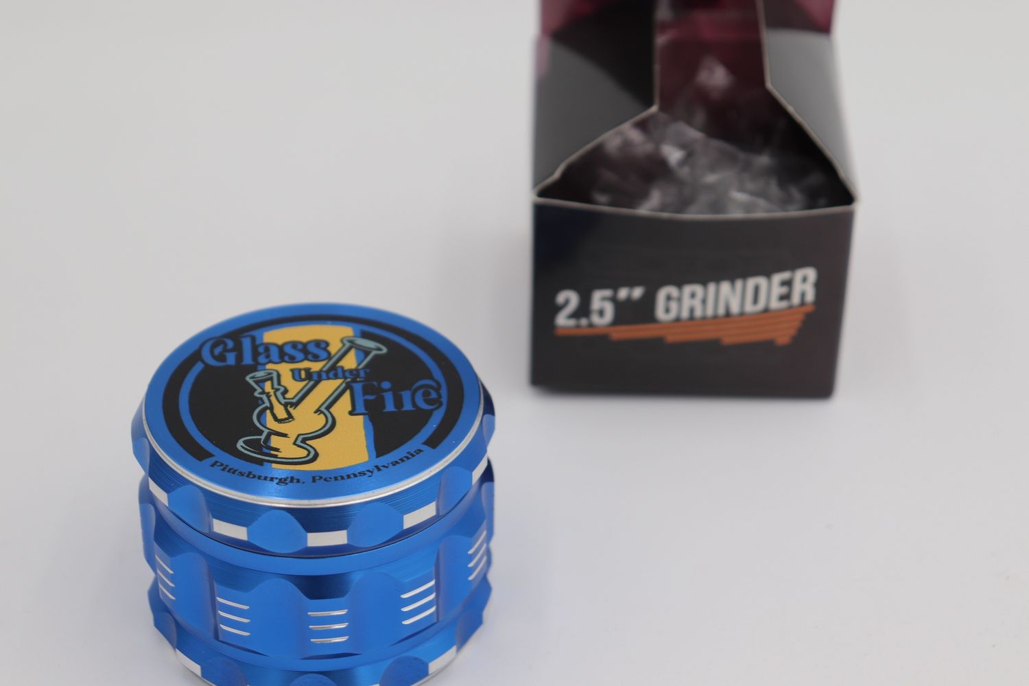 2.5” GUF grinder Blue