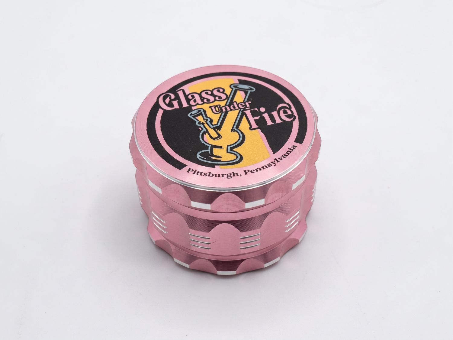 Logo Grinder Pink 2.5”