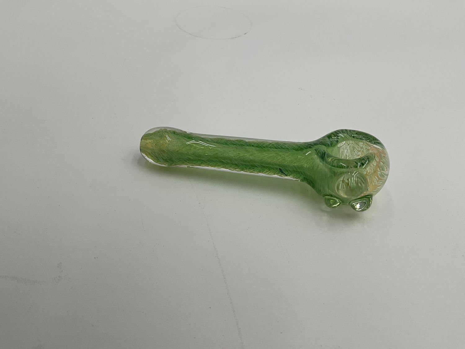 Henry wispy fumed fruit spoon green