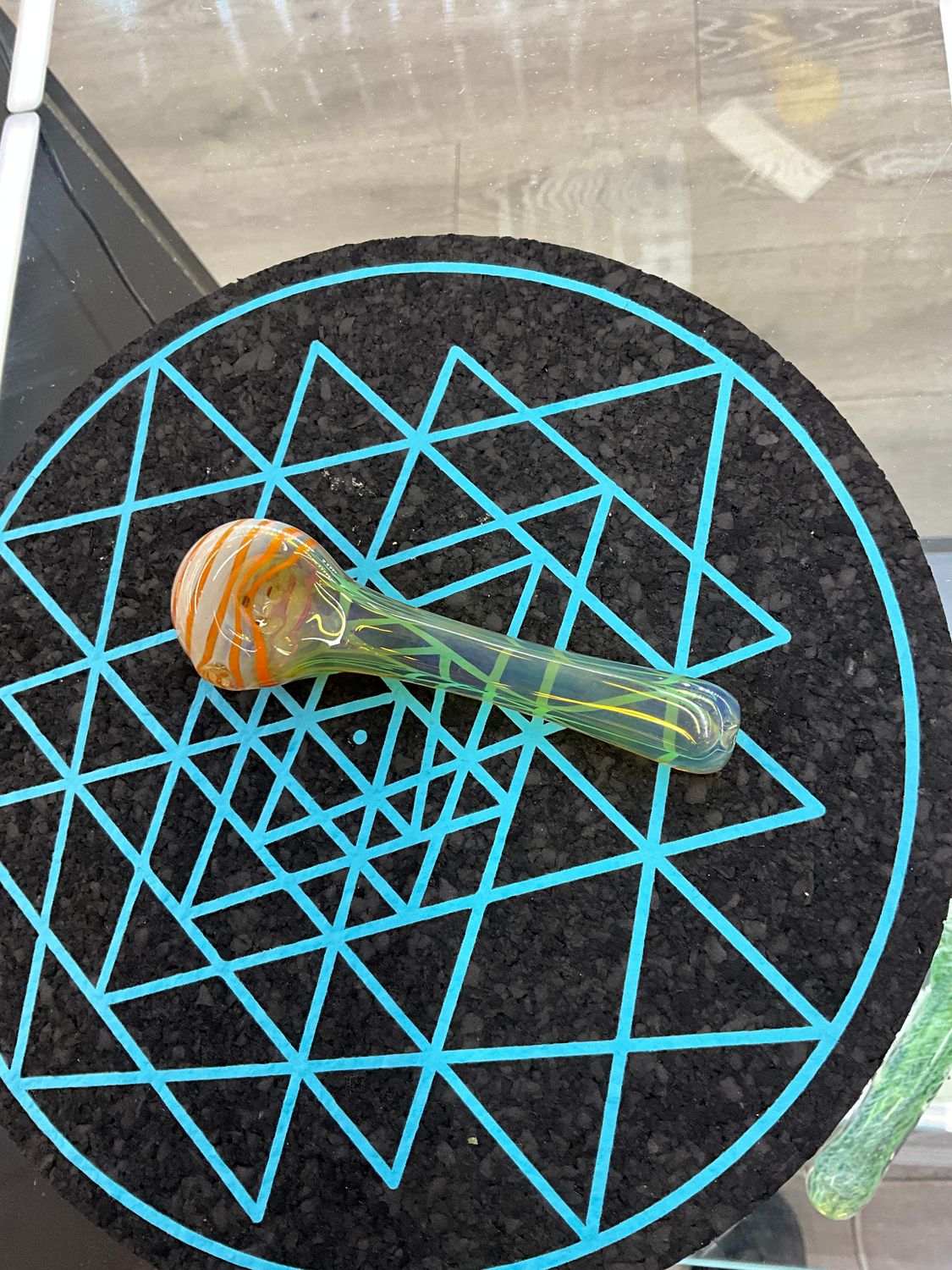 3 hole screen fumed head wrapped pipe
