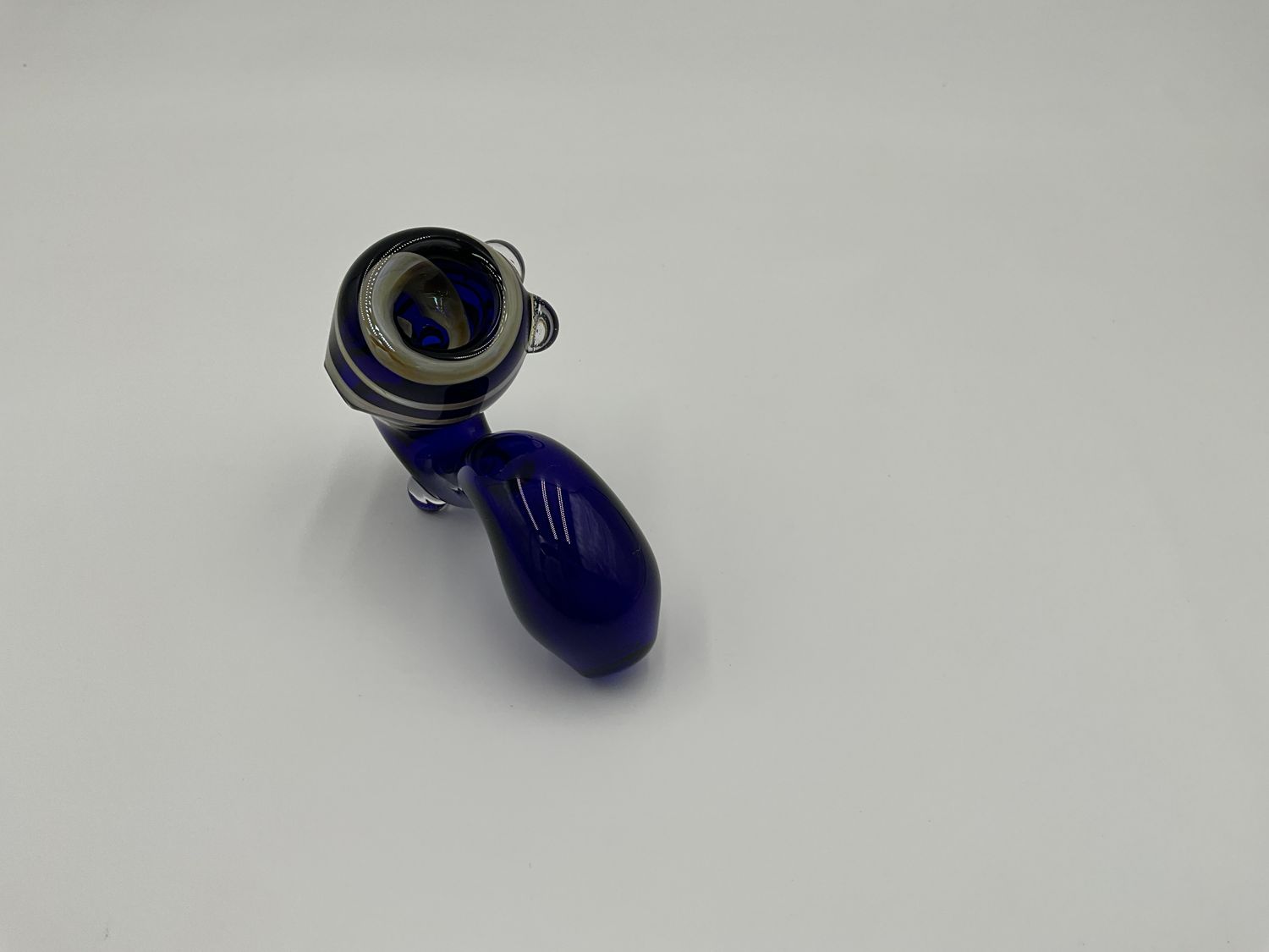 Blue with gold head wrap, mini Sherlock