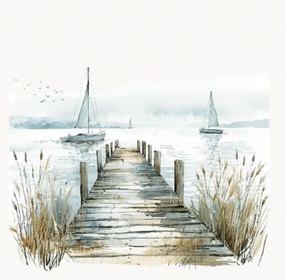 Watercolour Art Class Sailing on the Lake Sunday, June 29 1:00 to 3:00 pm