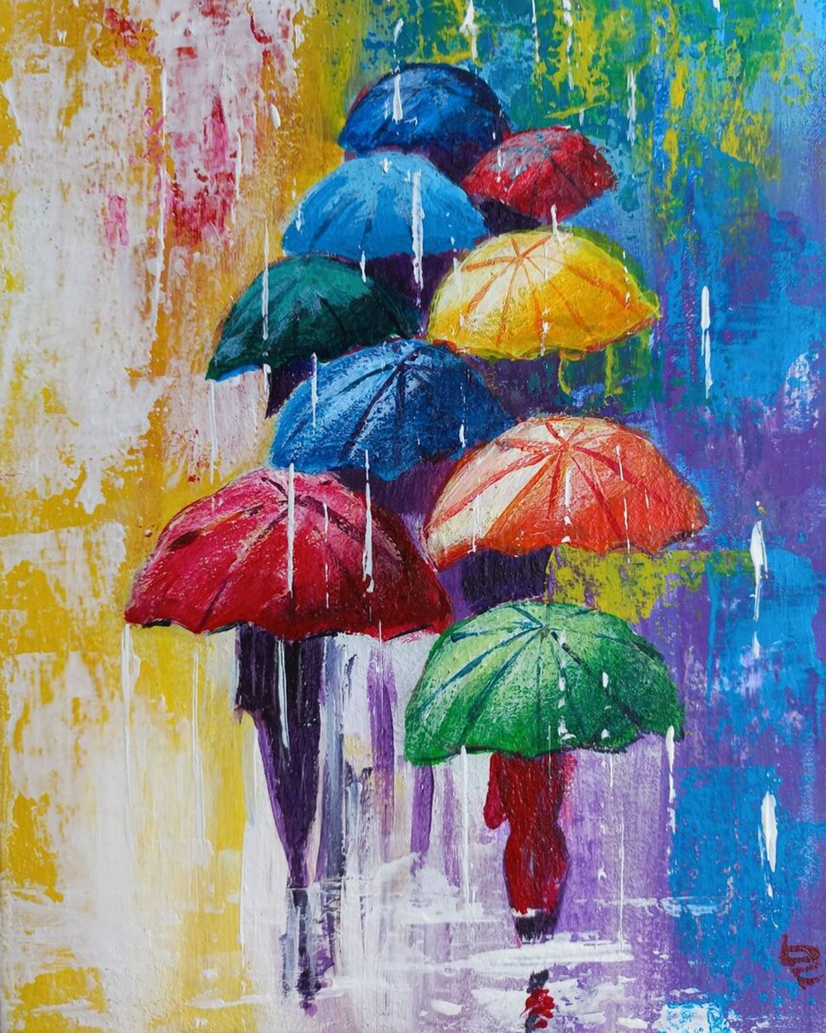 Acrylic Art Class Umbrellas Wednesday, September 17 6:30 to 8:30 pm