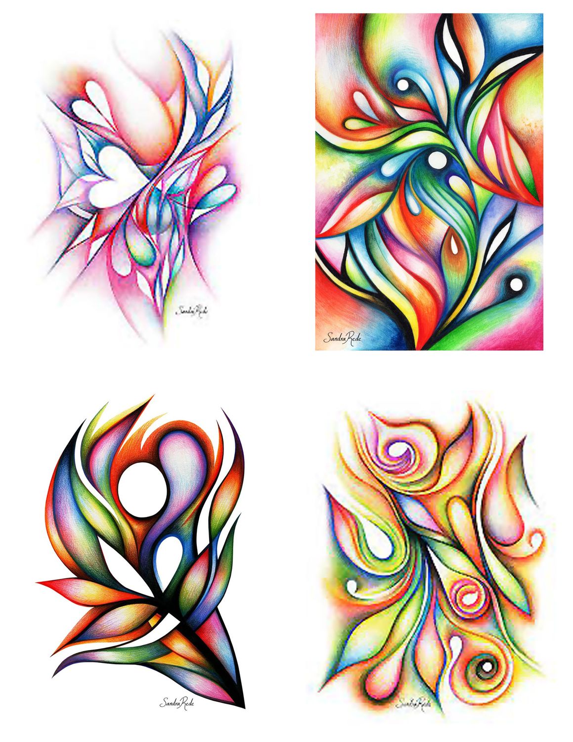 Pencil Crayon Art Class Abstract  Sun, Nov 2, 2:45 to 4:15 pm