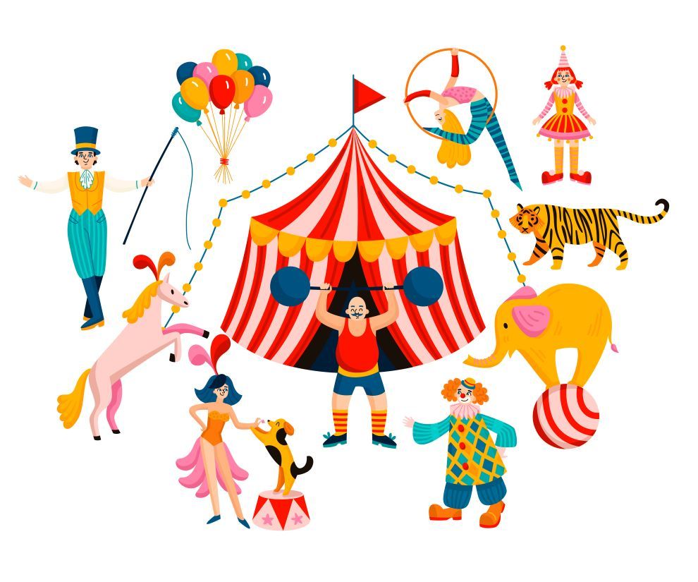 2026 -1 Summer Art Camp  Mon July 13 to Fri July 17 ~  Circus Theme