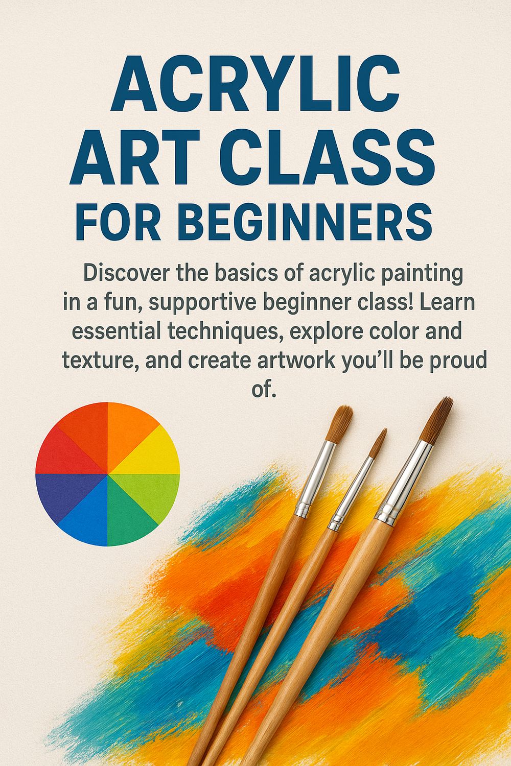 2026 Acrylic Art Class Intro for Beginners (choose your date and time) 2026 Acrylic Art Class Intro for Beginners (choose your date and time)
