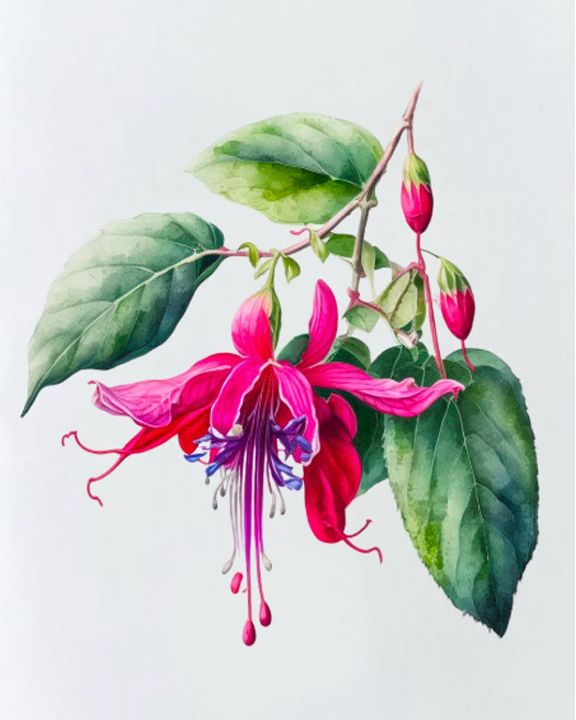 Watercolour Art Class: Bleeding Hearts Sunday, May 17, 1:00 to 3:00 pm