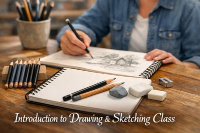 Adult Introduction to Drawing/Sketching Wednesday 6:00 to 8:00 pm