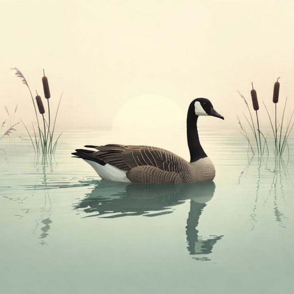 Watercolour Art Class: Canada Goose Sunday, June 7,  3;15 to 5:15 pm
